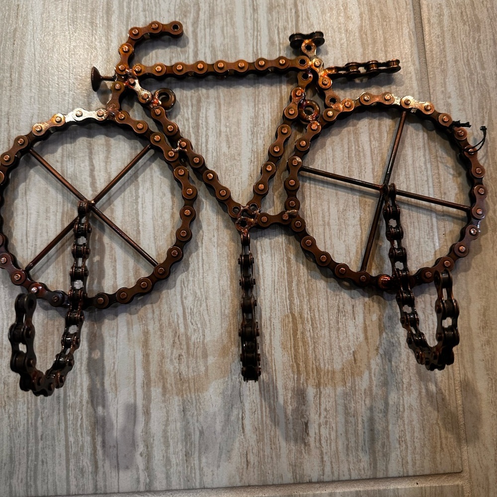 NWOT Bike key hanger. Made from bike chain